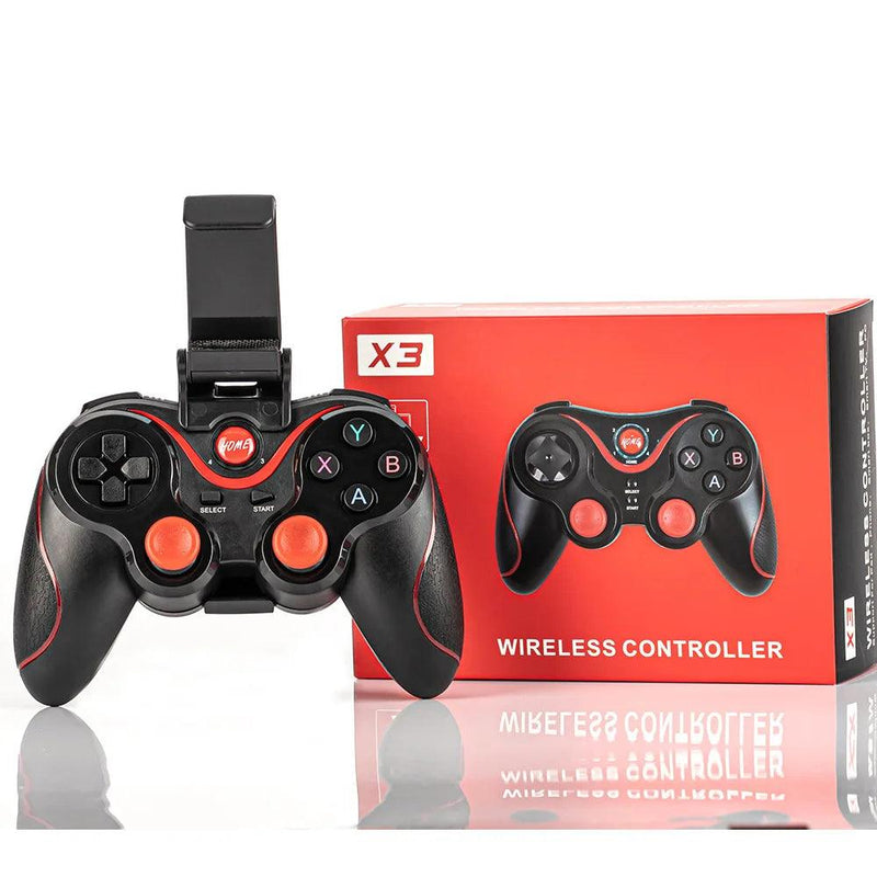 Controle Bluetooth X3 Sem Fio para Jogos – Compatível com Android, iOS e Smartphones